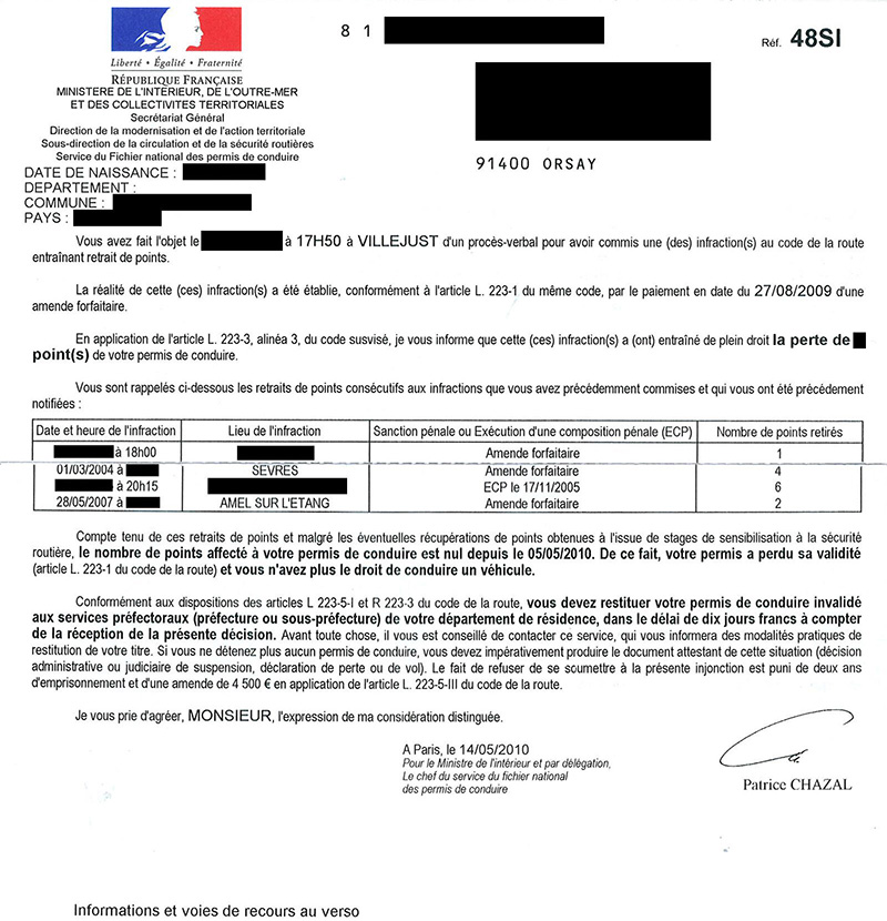 exemple de lettre 48m